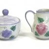 Hues & Brews Multi-color Bella Rosa Sugar & Cream Set - 4.5" On Sale