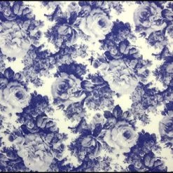 On Sale Hues & Brews White/Laura Blue Cakeplate And Server Set - 11.38"