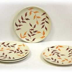 Hues & Brews 4 Piece Multi-Color Simplicity Dessert And Snack Plates - 8.38" On Sale