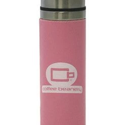 On Sale Hues & Brews 18 Oz. Pink Leather Bound Double Wall Stainless Steel Pour And Sip Tumbler - 10.25"