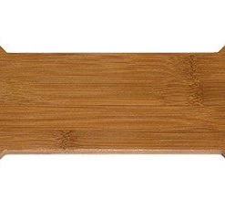 A Pet Project Pet Products APetProject Brown Bamboo Dog Bone Cutting Board - 12"