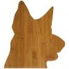 A Pet Project Pet Products APetProject Mountain Woods PetProject Brown Bamboo German Shepherd Cutting Board - 12"