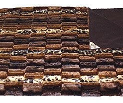 A Pet Project Pet Products Pet Project Brown Exotic Two Sided Faux Mink Fur Throw Blanket - 60"