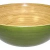 Simply Bamboo Glossy Celadon Green Bamboo Bowl - 14"