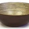 Simply Bamboo Matte Espresso Bamboo Bowl - 16" On Sale