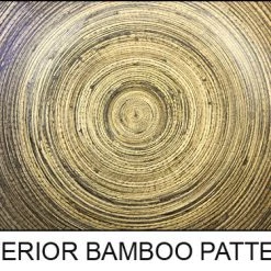 Simply Bamboo Matte Espresso Bamboo Bowl - 16" On Sale