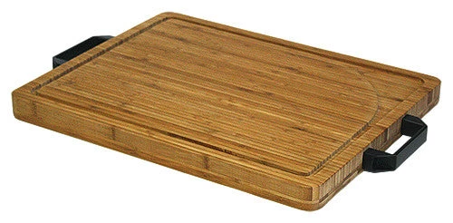 Simply Bamboo Brown Extra Large Carving, Chopping, & Serving Board W/ Artisan-Crafted Heavy Duty Handles -19.63" On Sale 3 Simply Bamboo Brown Extra Large Carving, Chopping, & Serving Board W/ Artisan-Crafted Heavy Duty Handles -19.63" On Sale