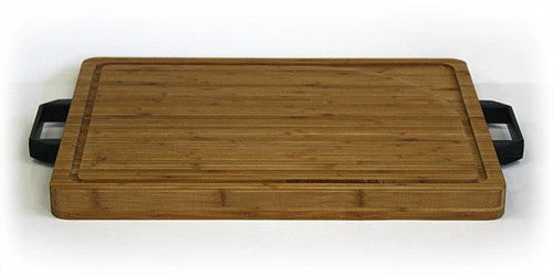 Simply Bamboo Brown Extra Large Carving, Chopping, & Serving Board W/ Artisan-Crafted Heavy Duty Handles -19.63" On Sale 4 Simply Bamboo Brown Extra Large Carving, Chopping, & Serving Board W/ Artisan-Crafted Heavy Duty Handles -19.63" On Sale
