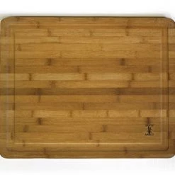 Simply Bamboo Brown Extra Large Carving, Chopping, & Serving Board W/ Artisan-Crafted Heavy Duty Handles -19.63" On Sale 7 Simply Bamboo Brown Extra Large Carving, Chopping, & Serving Board W/ Artisan-Crafted Heavy Duty Handles -19.63