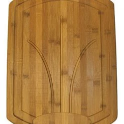 On Sale Simply Bamboo Brown Bamboo Carving, Chopping, & Serving Board W/ Juice Grooves - 20.88"