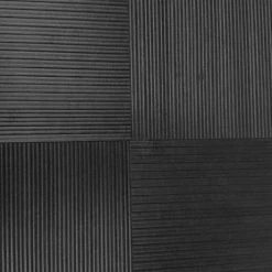 Simply Bamboo Black Extra Large Rectangle Ribbed Bamboo Serving Tray - 23