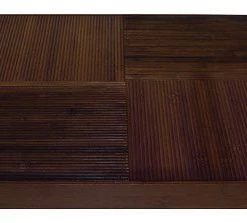 Simply Bamboo On Sale Mountain Woods Brown Square Ottoman Wooden Serving Tray - 20