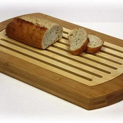 On Sale Simply Bamboo Multi-Purpose Two-Tone Bamboo Crumb Tray / Cutting Board / Serving Tray - 16