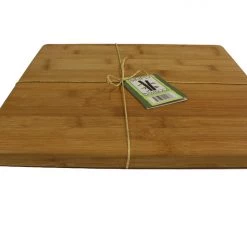 On Sale Simply Bamboo Brown Valencia Bamboo Cutting Board - 12"