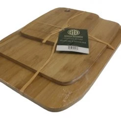 Simply Bamboo Brown 3 Piece Valencia Bamboo Board Set - 15" On Sale