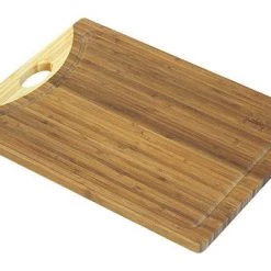 Simply Bamboo Zuma Brown Bamboo Cutting Board W/ Juice Groves - 15"