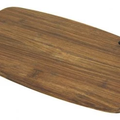 On Sale Simply Bamboo Brown Large Kona Berries Artisan Crafted Carbonized Bamboo Cheese Board & Serving Tray - 16.5"