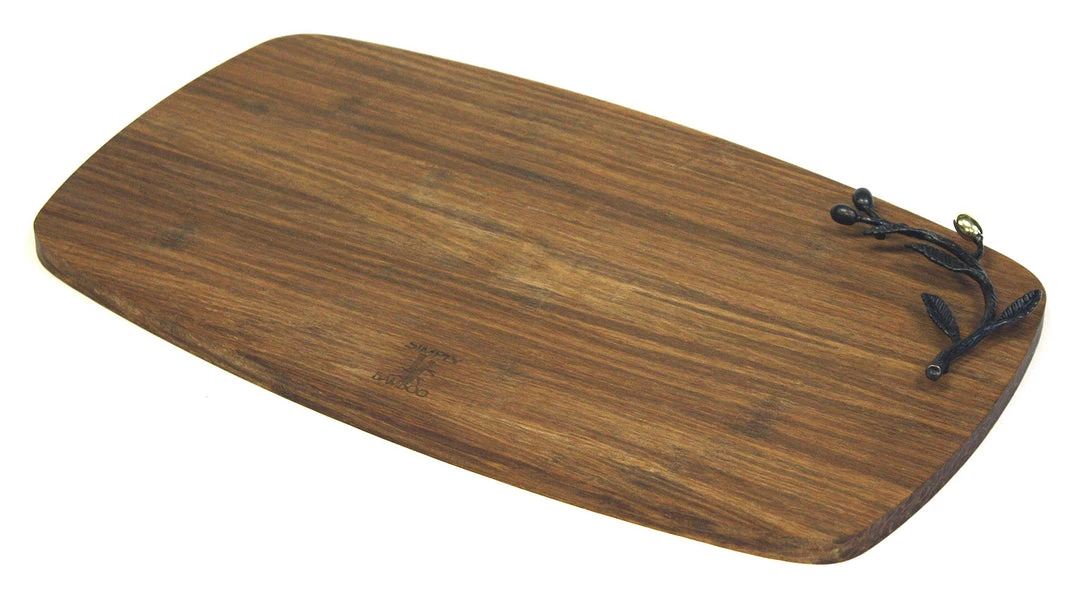 On Sale Simply Bamboo Brown Large Kona Berries Artisan Crafted Carbonized Bamboo Cheese Board & Serving Tray - 16.5" 3 On Sale Simply Bamboo Brown Large Kona Berries Artisan Crafted Carbonized Bamboo Cheese Board & Serving Tray - 16.5"