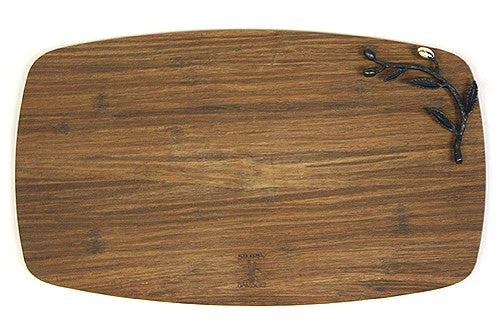 On Sale Simply Bamboo Brown Large Kona Berries Artisan Crafted Carbonized Bamboo Cheese Board & Serving Tray - 16.5" 5 On Sale Simply Bamboo Brown Large Kona Berries Artisan Crafted Carbonized Bamboo Cheese Board & Serving Tray - 16.5"
