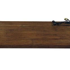 Simply Bamboo Brown Kona Berries Artisan Crafted Carbonized Bamboo Cutting & Serving Board - 14.63"