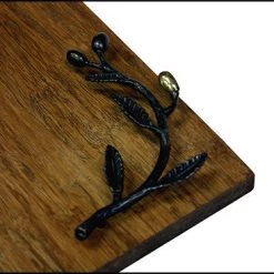 Simply Bamboo Brown Kona Berries Artisan Crafted Carbonized Bamboo Cutting & Serving Board - 14.63