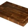 Mountain Woods Brown Extra Large Organic End-Grain Hardwood Acacia Cutting Board W/ Juice Groove - 16" On Sale