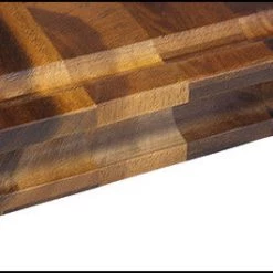 On Sale Mountain Woods Brown Extra Large Organic End-Grain Hardwood Acacia Cutting Board W/ Juice Groove - 19