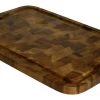Mountain Woods Brown Extra Large Organic End-Grain Hardwood Acacia Cutting Board W/ Juice Groove - 24" On Sale
