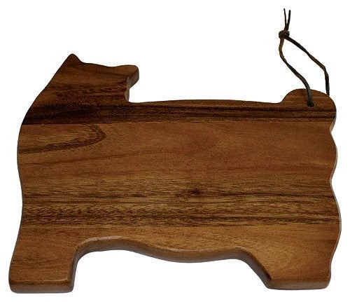 Mountain Woods / Simply Bamboo Mountain Woods Acacia Cat Board - 10.2" On Sale 3 Mountain Woods / Simply Bamboo Mountain Woods Acacia Cat Board - 10.2" On Sale