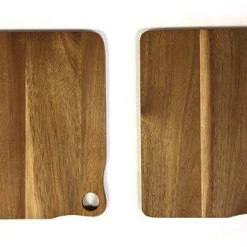 Mountain Woods Brown 6 Piece Acacia Bar Cutting Board Set - 8