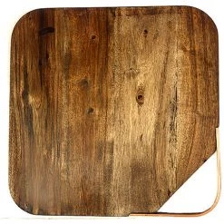 Mountain Woods Large Organic Hardwood Acacia Cutting Board W/ Metal Handle - 14.5" 9 Mountain Woods Large Organic Hardwood Acacia Cutting Board W/ Metal Handle - 14.5