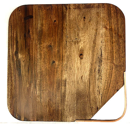 Mountain Woods Large Organic Hardwood Acacia Cutting Board W/ Metal Handle - 14.5" 5 Mountain Woods Large Organic Hardwood Acacia Cutting Board W/ Metal Handle - 14.5"