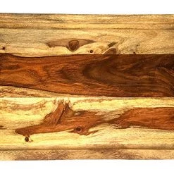 On Sale Mountain Woods Brown Sheesham Cutting Board W/ Juice Groove - 22