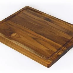 Mountain Woods Brown Teak Wood Cutting Board W/ Juice Groove - 15" Cutting Boards