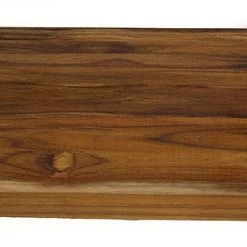 Mountain Woods Brown Teak Wood Cutting Board W/ Juice Groove - 15