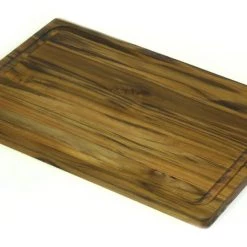 Mountain Woods / Simply Bamboo Mountain Woods Brown Teak Wood Cutting Board W/ Juice Groove - 18" Cutting Boards