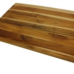 Mountain Woods Brown Teak Wood Cutting Board W/ Juice Groove - 20