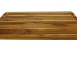 Mountain Woods Brown Teak Wood Cutting Board W/ Juice Groove - 20