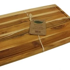 Mountain Woods Brown Teak Wood Cutting Board W/ Juice Groove - 20