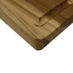 On Sale Mountain Woods Brown Teak Cutting Board - Rectangle Edge Grain Butcher Block W/ Juice Groove - 19" 9 On Sale Mountain Woods Brown Teak Cutting Board - Rectangle Edge Grain Butcher Block W/ Juice Groove - 19