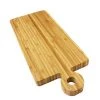 Simply Bamboo Natural Brown Organic Edge-Grain Bamboo Wood Paddle Server/Cutting Board, 16”X6”X.750” On Sale