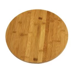 Simply Bamboo Wood Lazy Susan Kitchen Turntable 13.5 " Diameter X 1.5”H