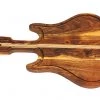 On Sale Mountain Woods Guitar Serving/Cutting Board Made With Organic Brown Acacia Wood, 22”X14.5”X1”