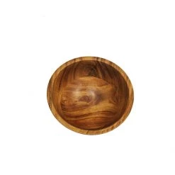 On Sale Mountain Woods 7” Organic Brown Wood Bowl | Serving Salad, Pasta, Fruits, Dessert, Cereal, Snacks | Decorative Bowl | Perfect Gift - 7" X 7" X 3.25"