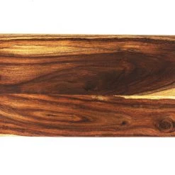 Mountain Woods Natural Brown Organic Edge-Grain Hardwood Sheesham Wooden Server/Cutting Board, 22”X9”X1” On Sale