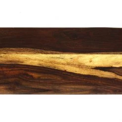 Mountain Woods Natural Brown Organic Edge-Grain Hardwood Sheesham Wooden Server/Cutting Board, 22”X9”X1” On Sale
