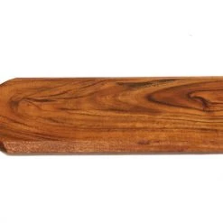 Mountain Woods Serving/Cutting Paddle Board Made With Organic Brown Acacia Wood, 24"X6"X.625"
