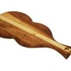 On Sale Mountain Woods Natural Brown Violin Serving/Cutting Board Made With Organic Acacia Wood, 18”X8.5”X.625”
