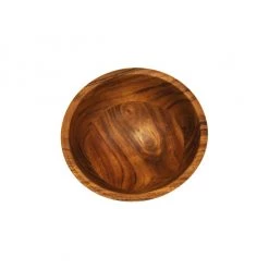 On Sale Mountain Woods 7” Organic Brown Wood Bowl | Serving Salad, Pasta, Fruits, Dessert, Cereal, Snacks | Decorative Bowl | Perfect Gift - 7