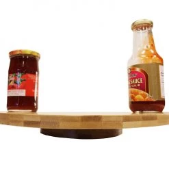 Simply Bamboo Wood Lazy Susan Kitchen Turntable 13.5 " Diameter X 1.5”H 10 Simply Bamboo Wood Lazy Susan Kitchen Turntable 13.5